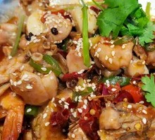 Frog and Prawn Stir-fry