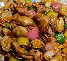 Spicy Garlic Mussels