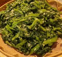 Steamed Rape with Rice Flour