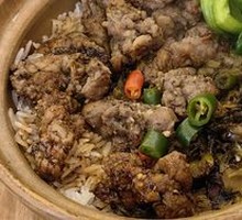 Sour Cabbage Beef Baozi Rice
