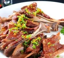 Grilled Pork Rib Bones