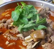 Pork Skin and Lamb Hot Pot