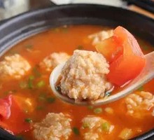 Tomato and Fermented Soybean Soup