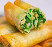 Water Chestnut Pork Spring Rolls