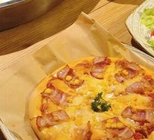 Corn and Bacon Pizza