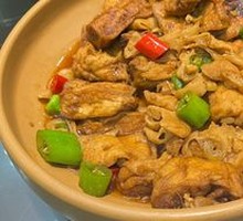 Fermented Tofu Stir-Fried with Intestines