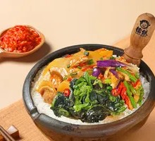 擂神扣肉拼茄子擂豆角