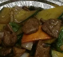 Stir-fried Pork Liver Baozi Rice