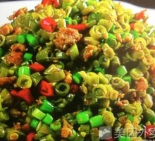 Minced Pork with Pickled Beans Rice