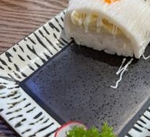 Mango Ice Skin Hand Roll Sushi