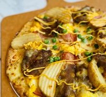 Teriyaki Beef and Potato Pizza