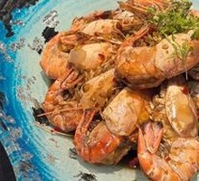 Mustard-flavored Lobster Shrimp