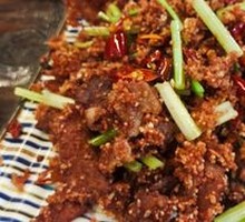 Dry-Fried Steamed Pork