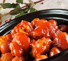 Braised Quail Eggs with Beef Tendon