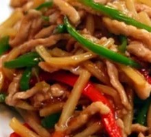 Celery and Tofu Skin Shredded Pork