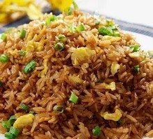 Green Vegetable Soy Sauce Fried Rice