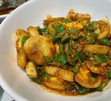 Pan-fried Quail Eggs
