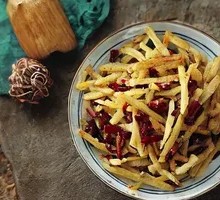 Dry-Fried Lotus Root Strips
