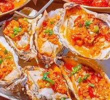 Garlic Steamed Oysters
