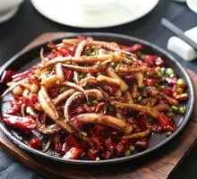 Grilled Squid Tentacles