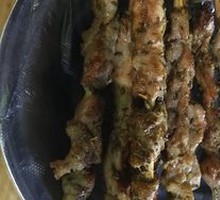 Lamb Skewers on Red Willow Branches