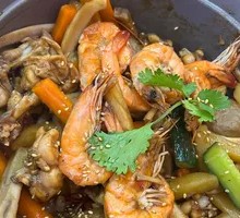 Frog and Shrimp Stir-fry