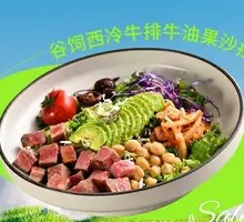 Grilled Ribeye Steak with Avocado Salad