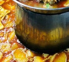 Braised Beef Offal in Large Pot