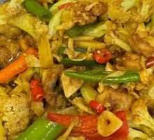 Spicy Cauliflower in Hot Pot