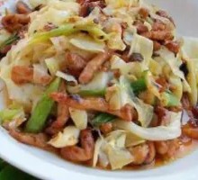 Cabbage and Shredded Pork Rice