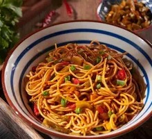 Authentic Red Oil Hot Dry Noodles