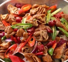Spicy Pork Intestines Stir-fry