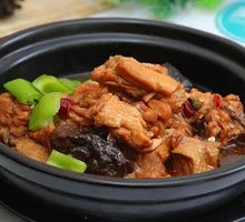 Green Vegetable Braised Chicken