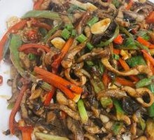 Stir-Fried Eel Strips
