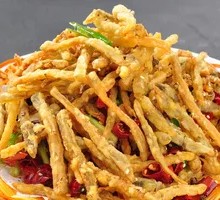 Dry-Fried Lotus Root Strips