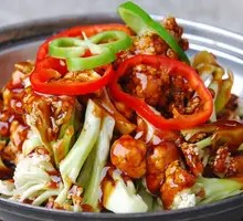 Spicy Stir-Fried Organic Cauliflower