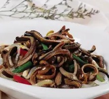 Stir-fried Eel Strips