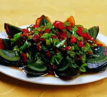 Tofu Egg and Green Pepper Salad