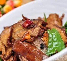 Fried Pork with Tofu Skin Rice