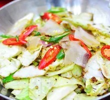Sour Spicy Cabbage