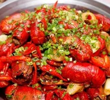 Golden Oil-Braised Shrimp