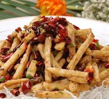 Dry-Fried Lotus Root Strips