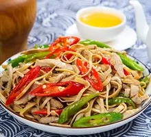 Stir-Fried Pork and Tofu Skin