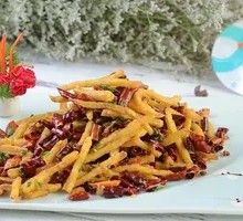 Dry-Fried Lotus Root Strips