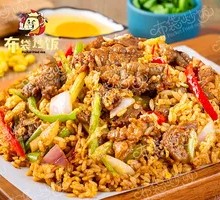 Stir-fried Yellow Beef Fried Rice