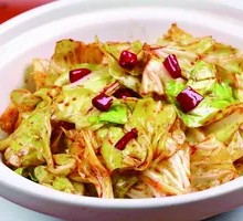 Twice-Cooked Pork with Cabbage and Rice