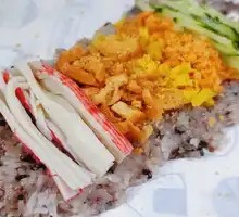 Crab Stick Purple Rice Ball