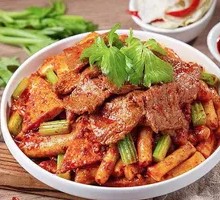 Beef Stir-Fried Naan Pancake