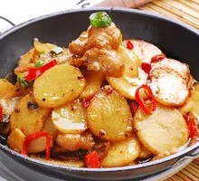 Spicy Potatoes in Dry Pot