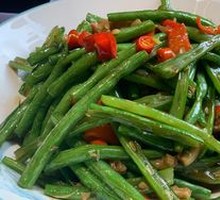 Stir-Fried String Beans with Beef Tripe